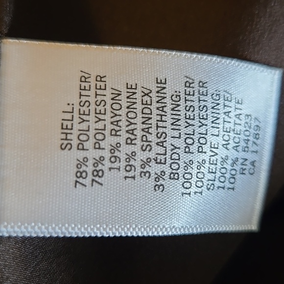 Banana Republic-Brown short light blazer Sz 6 NWT. - Picture 8 of 9